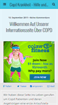 Mobile Screenshot of copd-krankheit.de